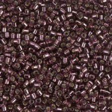 Miyuki delica beads 10/0 - Silver lined mauve DBM-1204